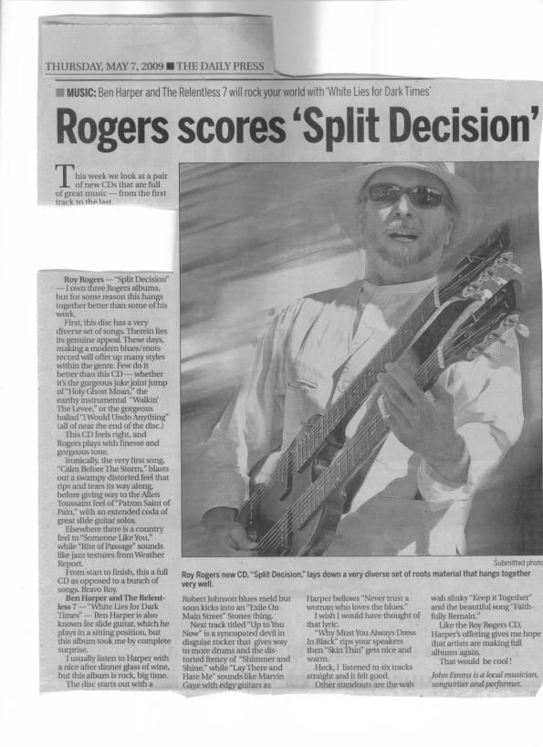 roy rogers split decision reviewed